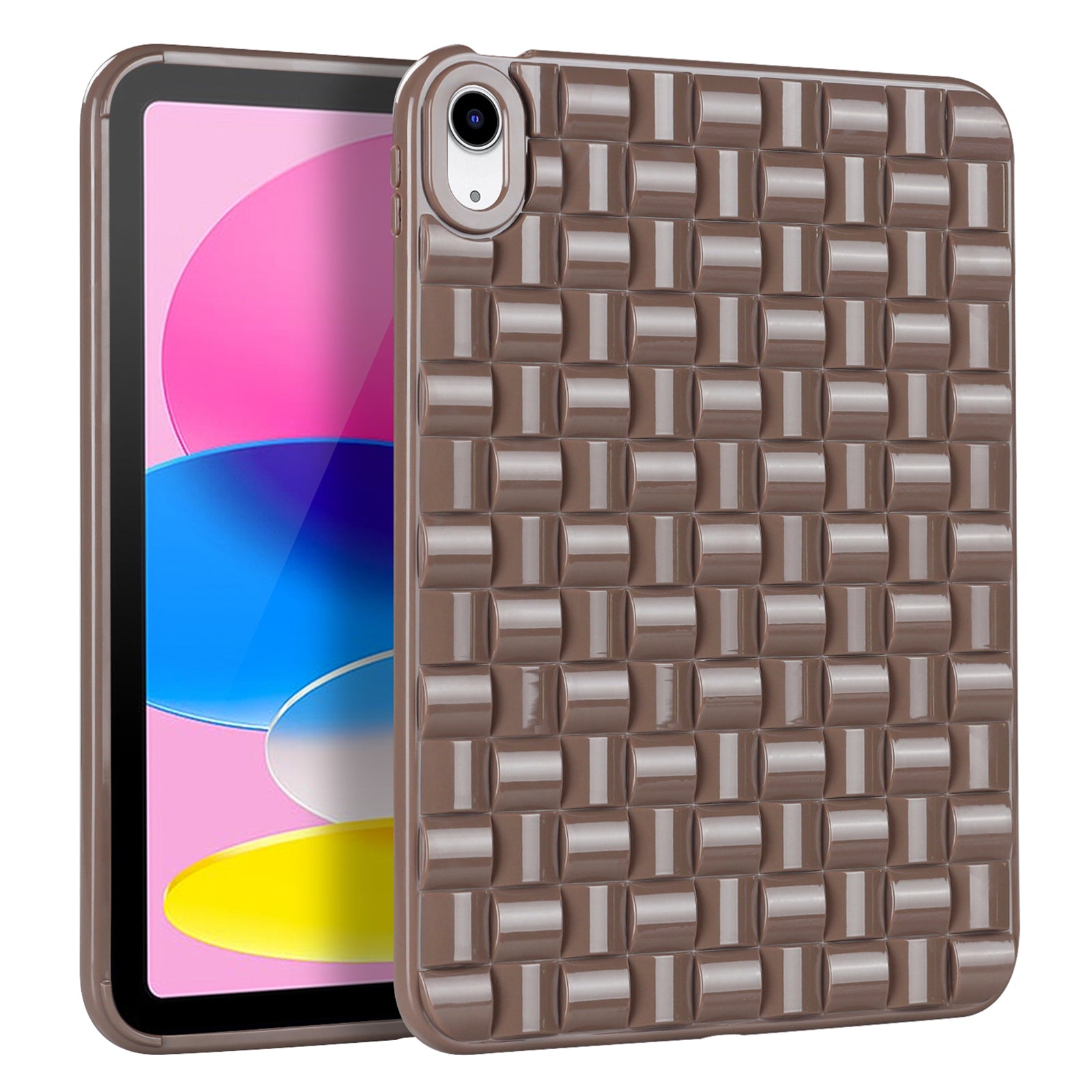 For iPad 10.9 (2022) Ice Cube Design Flexible TPU Tablet Case Anti-drop Back Cover For iPad 10.9 (2022) Ice Cube Design Flexible TPU Tablet Case Anti-drop Back Cover